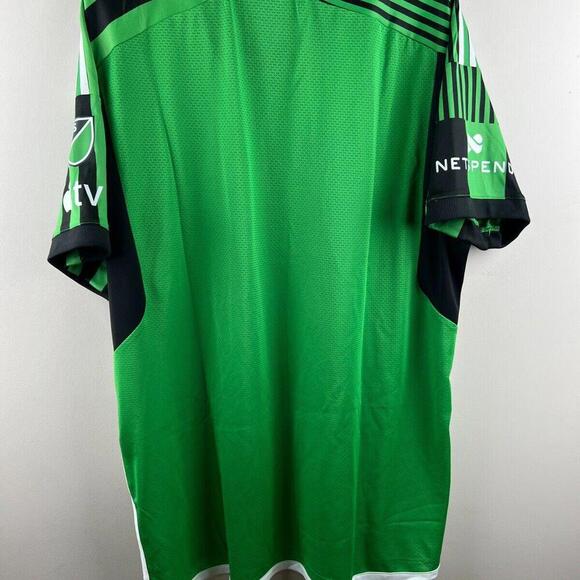 2023/24 Adidas Aeroready Austin FC MLS Soccer Jersey Mens XL  Yeti Green & Black - Picture 2 of 9